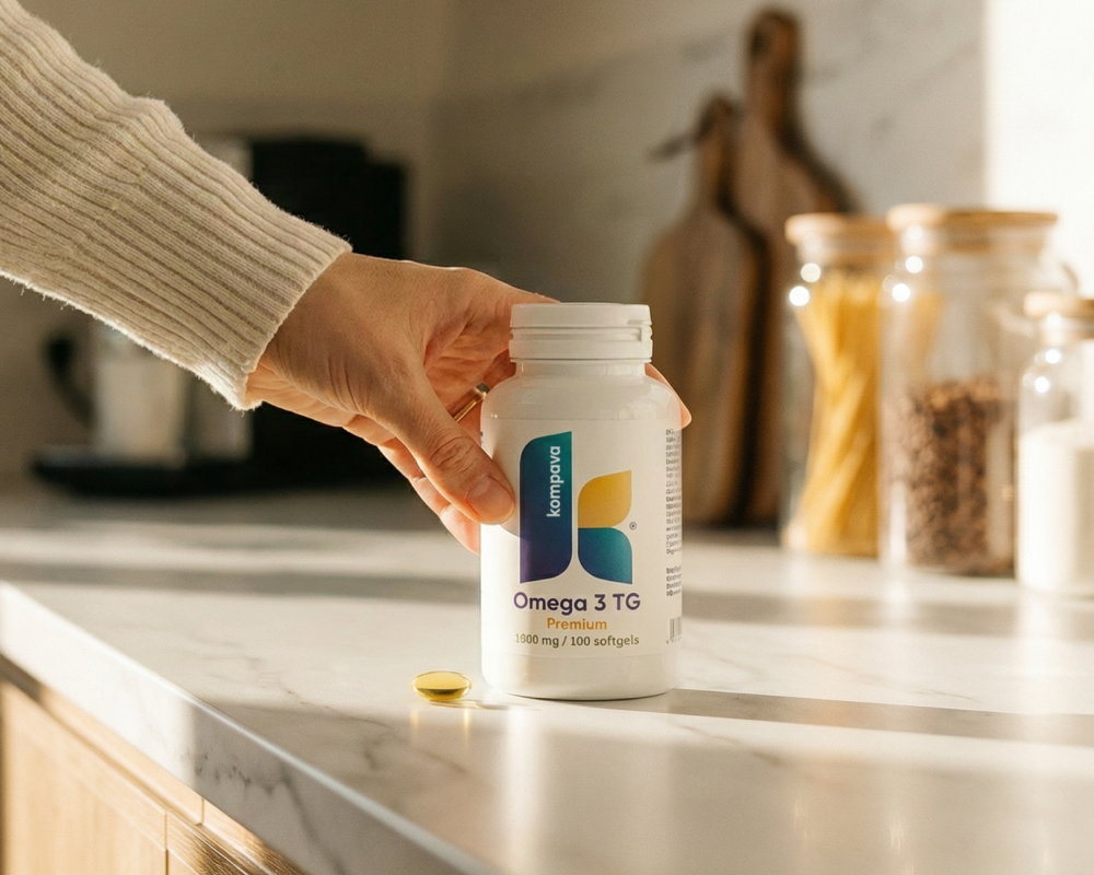 Omega 3 TG Premium je primeren za športnike, vodstvene delavce, študente in starejše – KOMPAVA